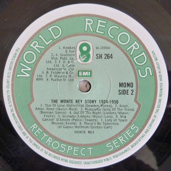 Monte Rey - Monte Rey Story 1934-1950 - Lp