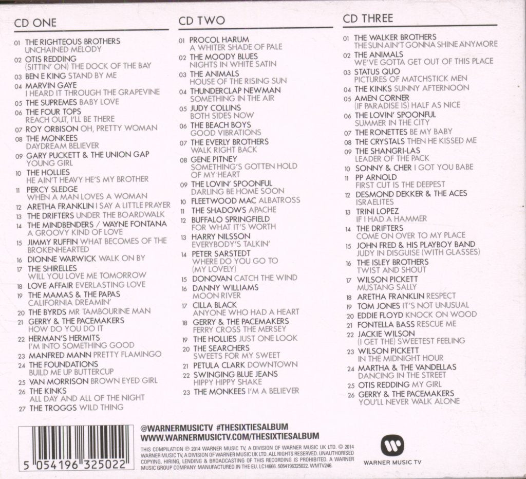 Various Artists - Sixties Album - The Album Of The Decade - Cd Set