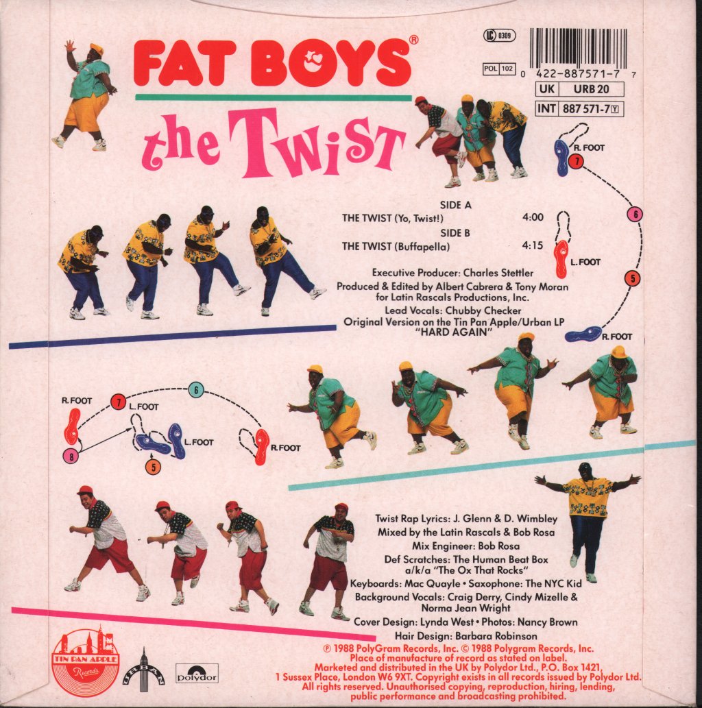 Fat Boys - Twist - 7 Inch