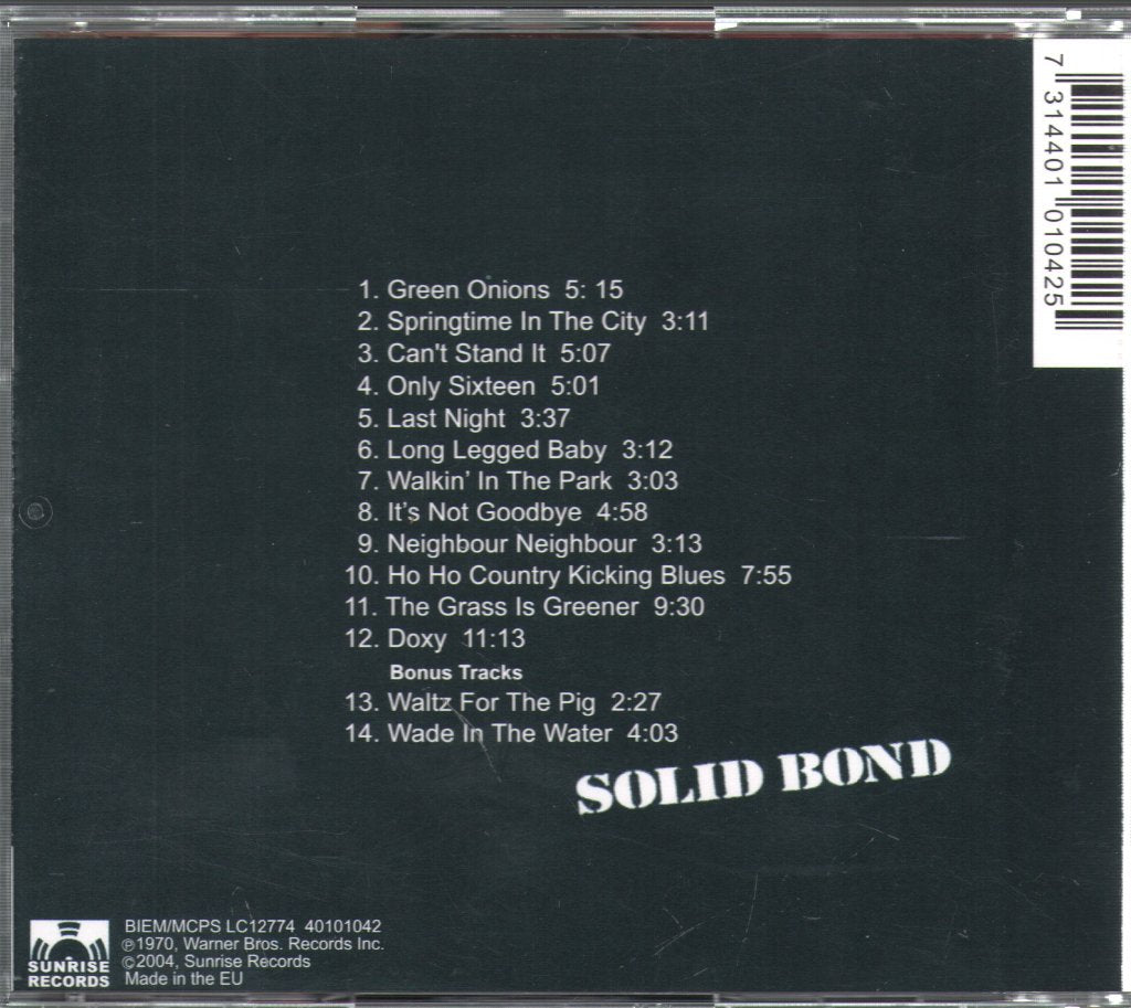 Graham Bond - Solid Bond - Cd