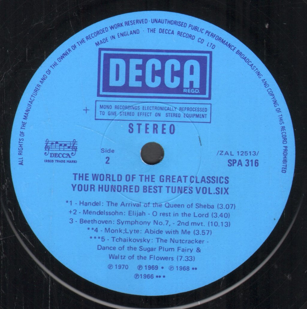 Various Artists - World Of Your Hundred Best Tunes Vol. 6 - Lp