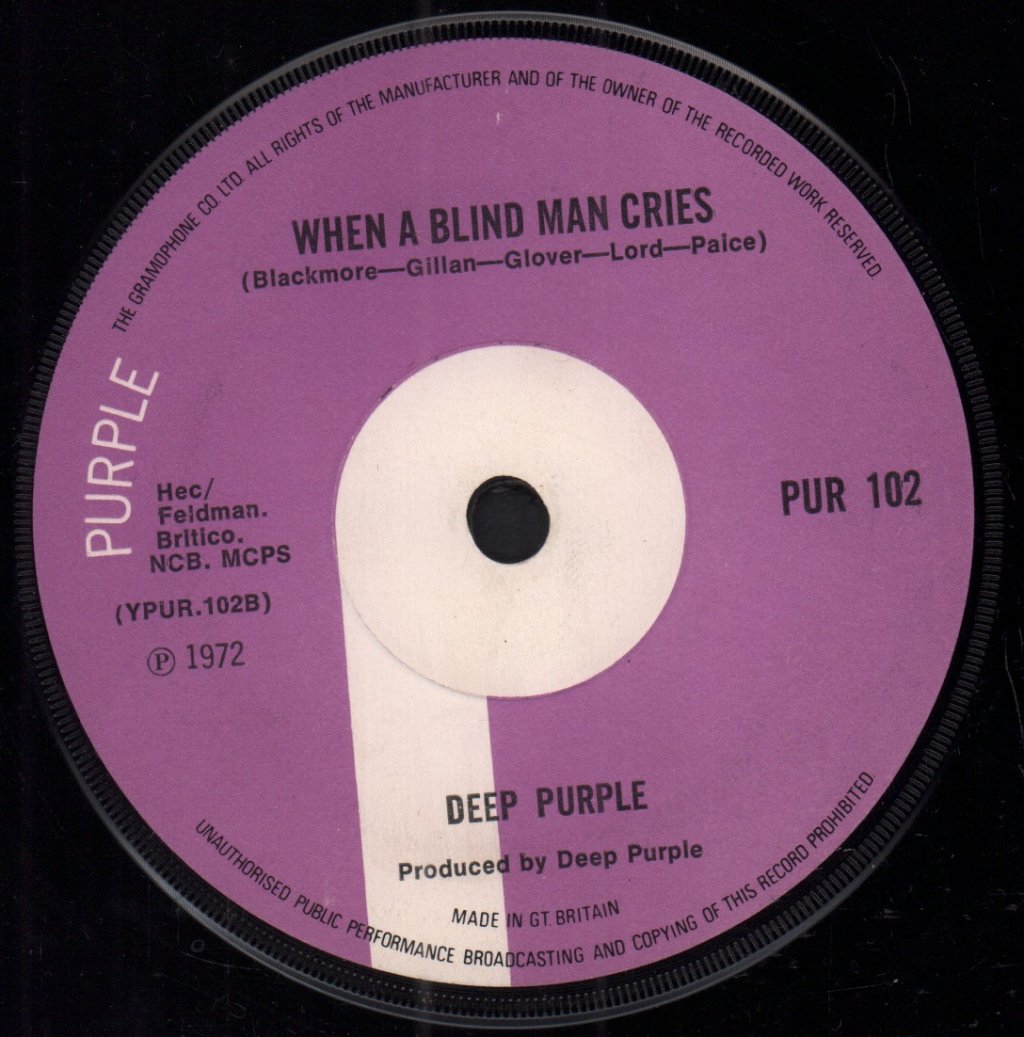 Deep Purple - Never Before - 7 Inch