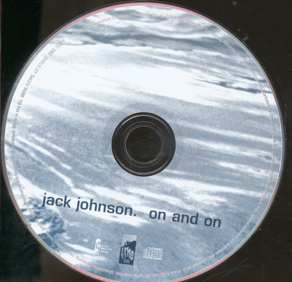 Jack Johnson - On And On - Cd