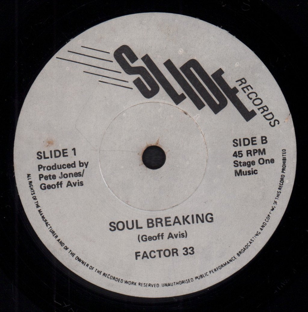 Factor 33 - No Pain No Gain - 7 Inch