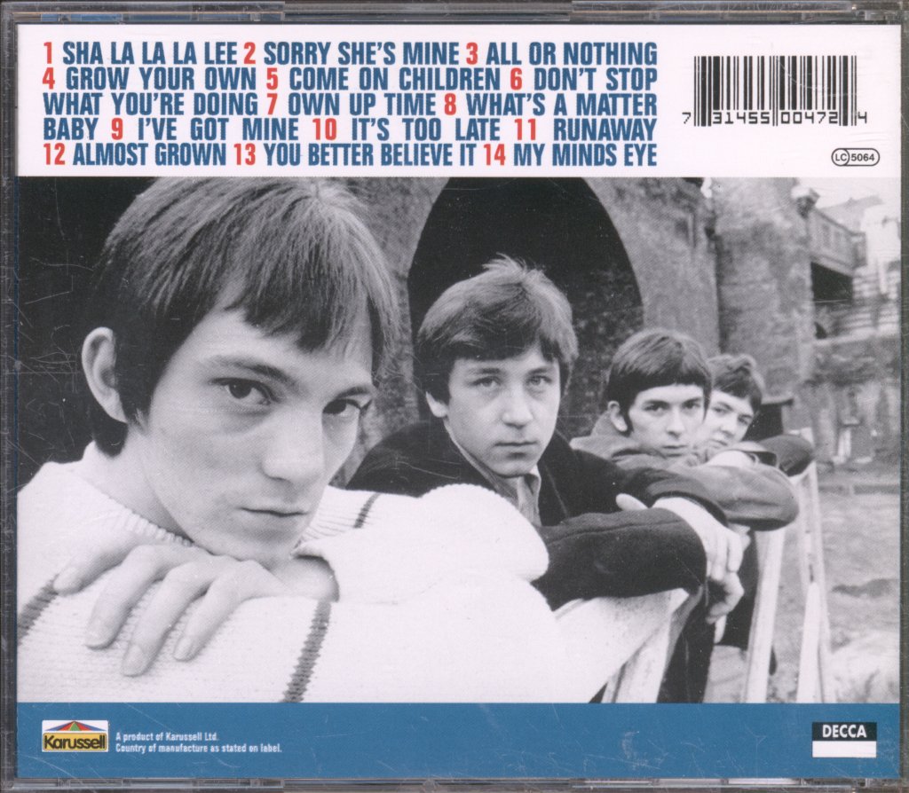 Small Faces - It's All Or Nothing - Cd