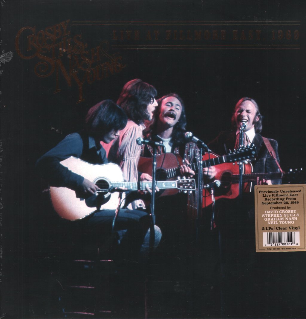 Crosby, Stills, Nash & Young - Live At Fillmore East, 1969 - Double Lp