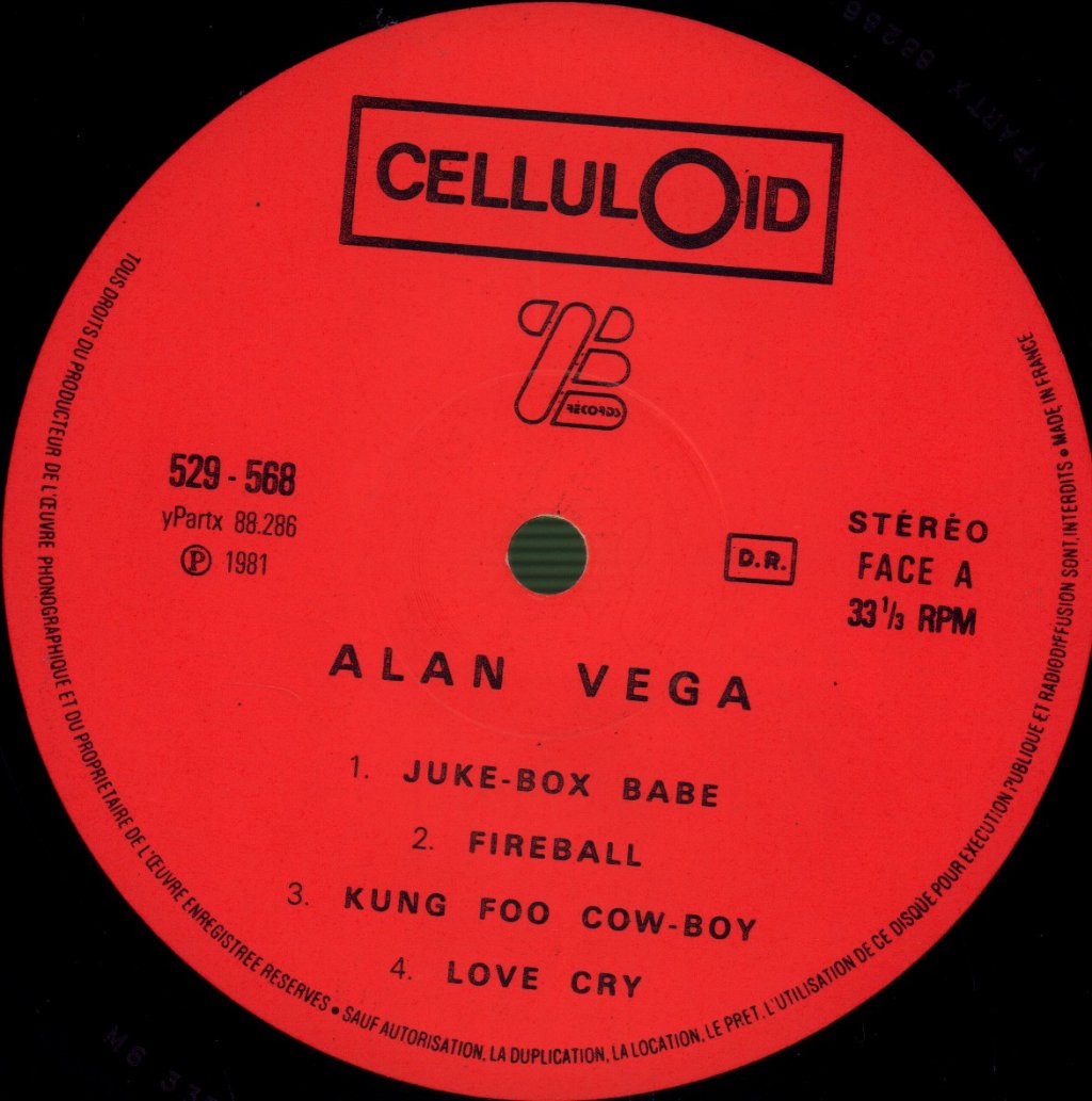 Alan Vega - Alan Vega - Lp