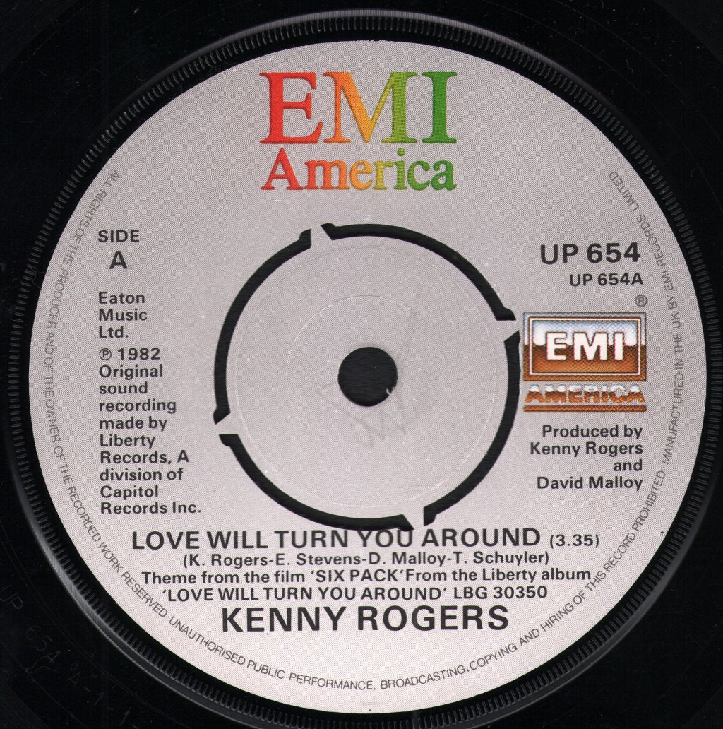 Kenny Rogers - Love Will Turn You Around - 7 Inch