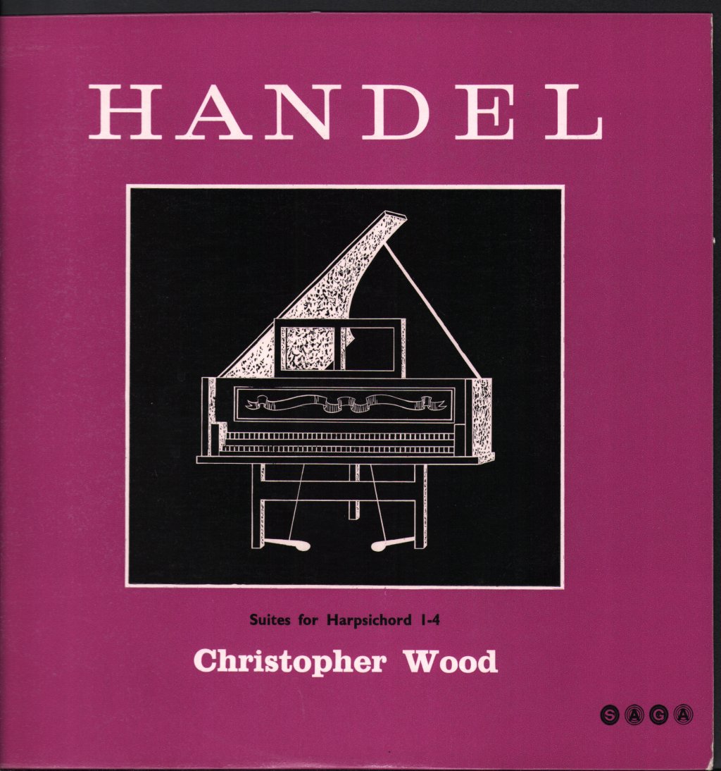 Christopher Wood - Handel - Suites For Harpsichord 1 - 4 - Lp