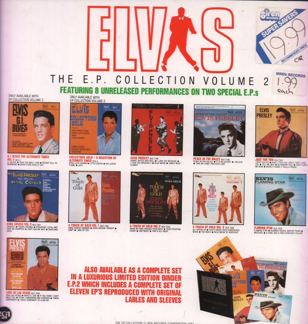 Elvis Presley - ep collection volume 2 - Card