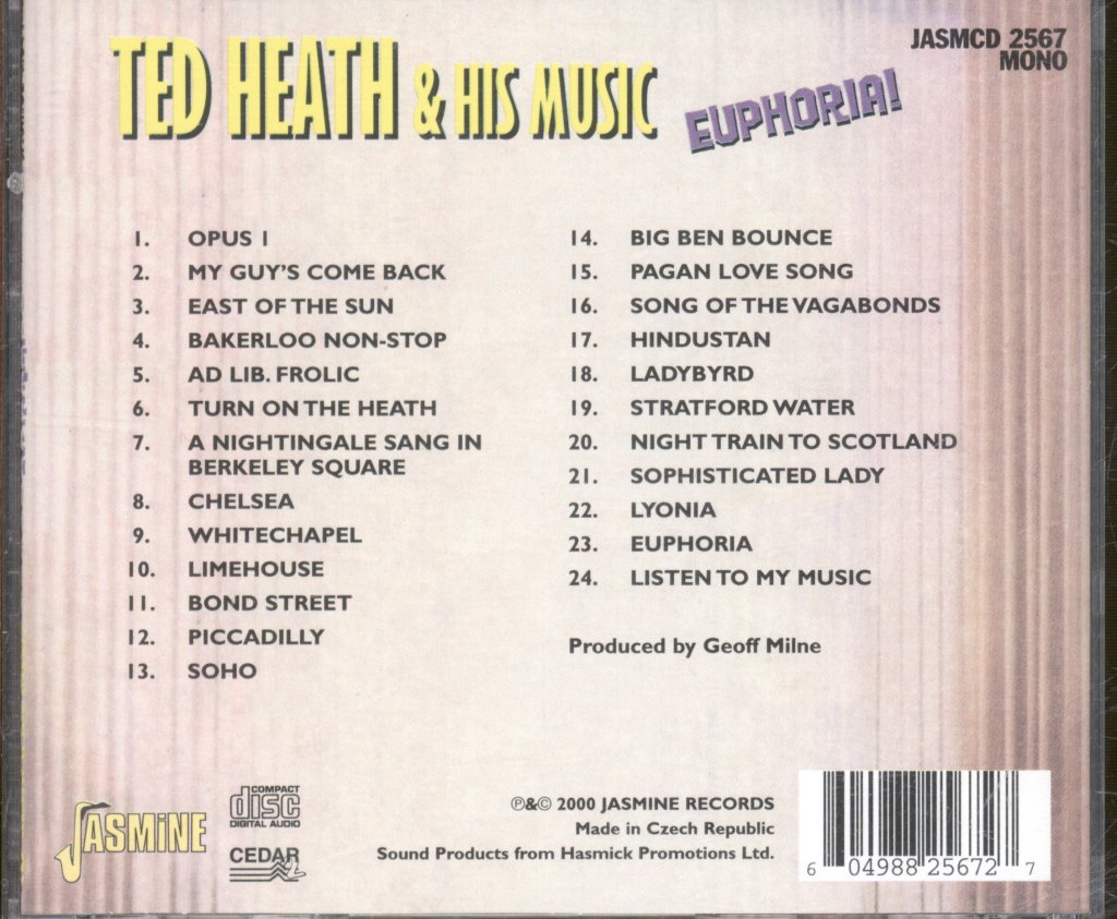 Ted Heath And His Music - Euphoria! - Cd