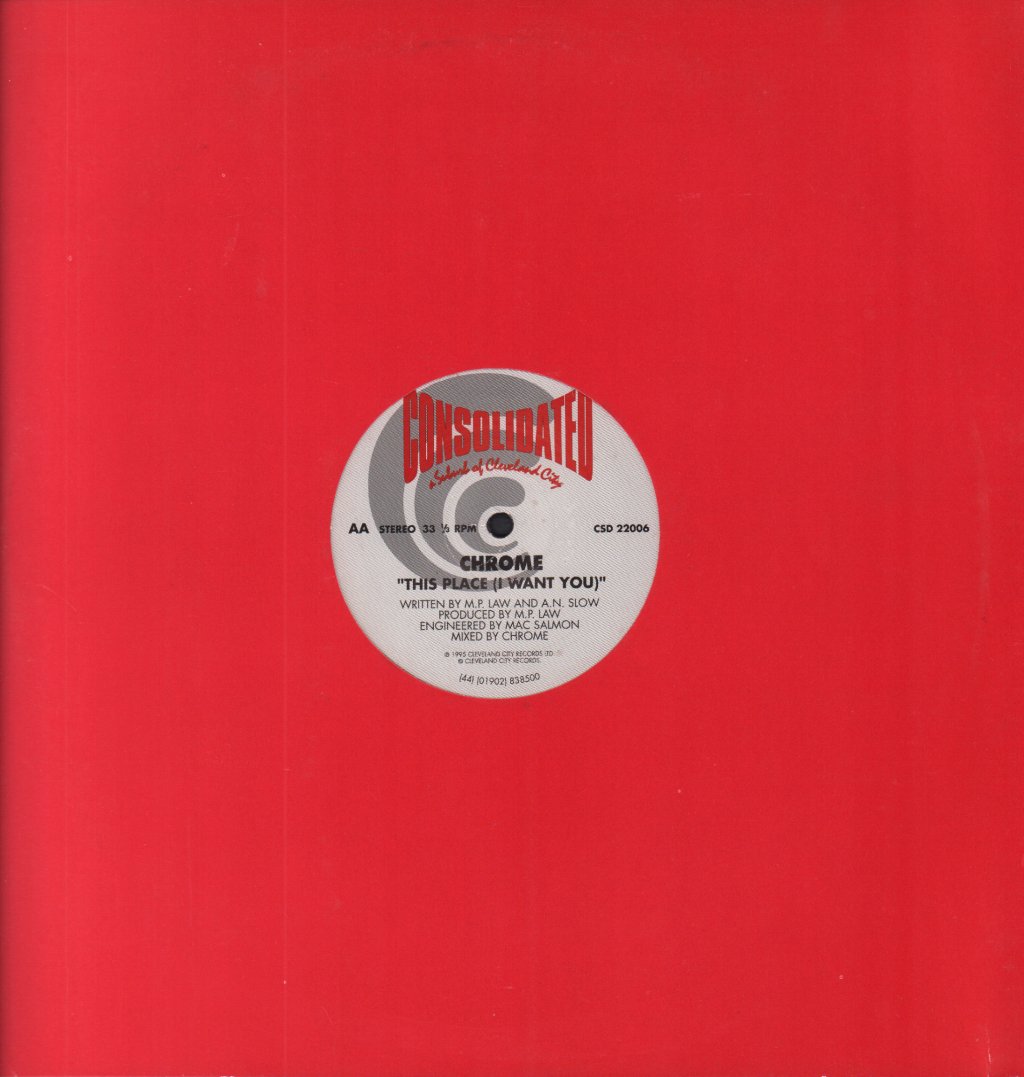 Chrome (Dance) - Do You Love Me - 12 Inch
