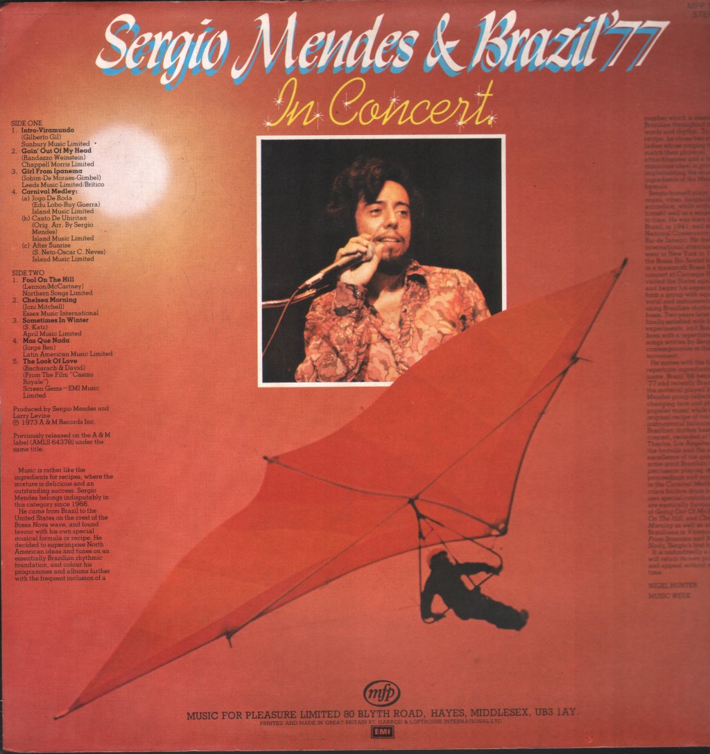 Sergio Mendes And Brasil 77 - In Concert - Lp