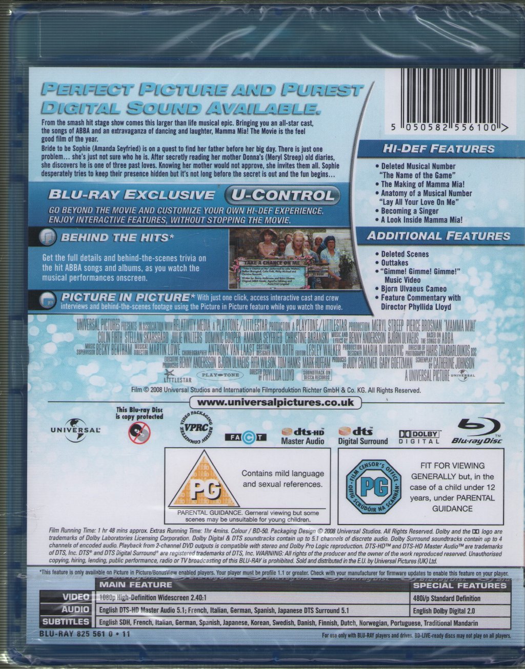 Various Artists - Mamma Mia! - Blu-Ray