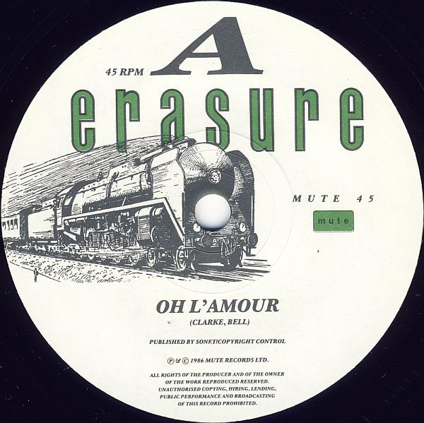 Erasure - Oh L'Amour - 7 Inch
