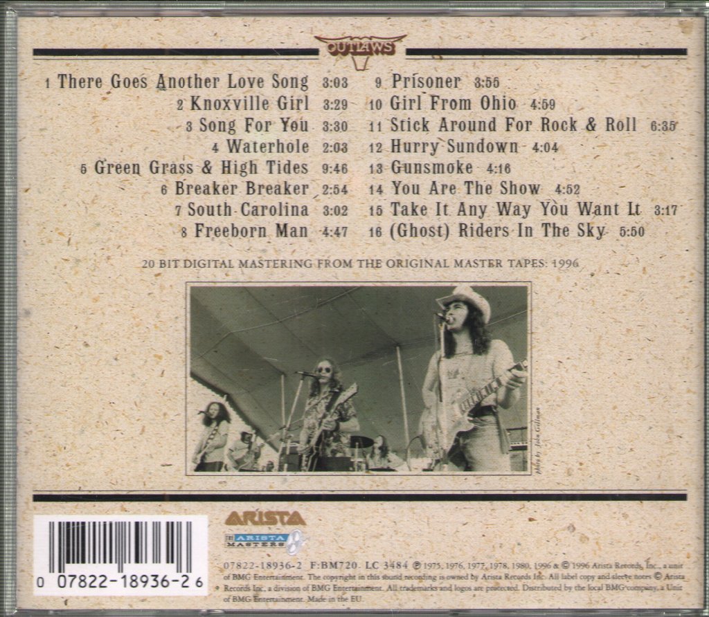 Outlaws - Best Of The Outlaws: Green Grass And High Tides - Cd