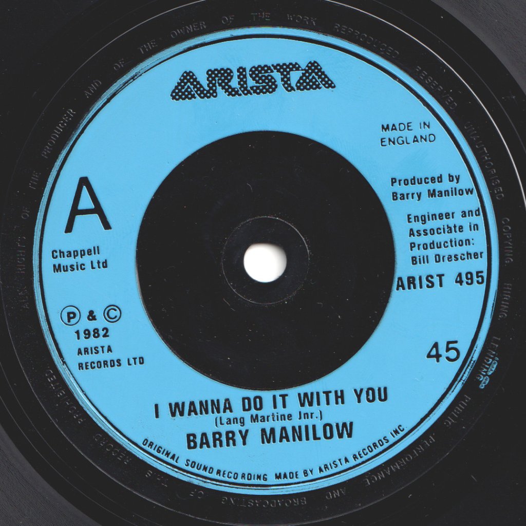 Barry Manilow - I Wanna Do It With You - 7 Inch