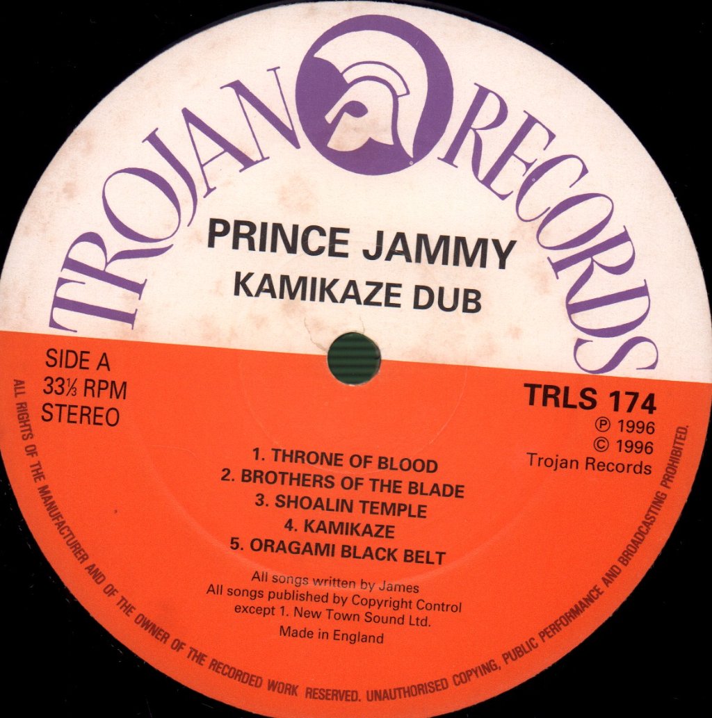 Prince Jammy - Kamikazi Dub - Lp