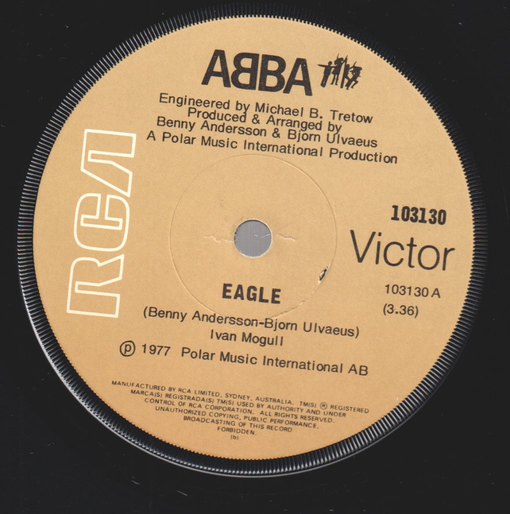 ABBA - Eagle / Thank You For The Music - 7 Inch