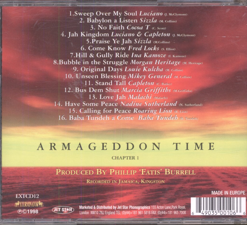 Various Artists - Armageddon Time Chapter 1 - Cd