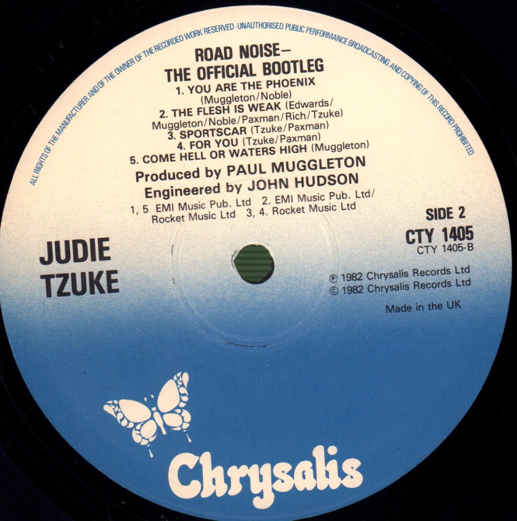Judie Tzuke - Road Noise - Double Lp