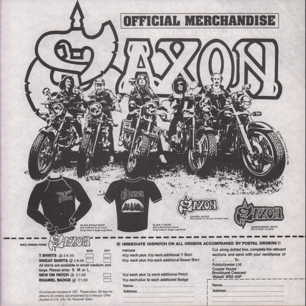 Saxon - Denim And Leather - Lp