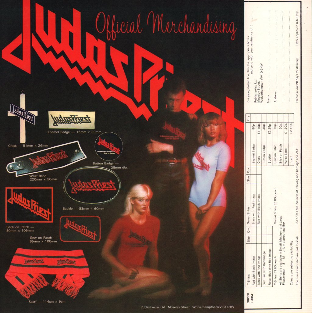 Judas Priest - Unleashed In The East - Lp