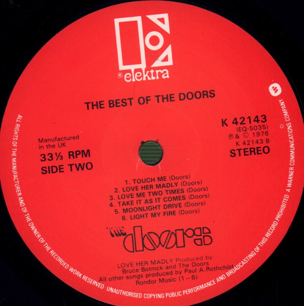 Doors - Best Of - Lp