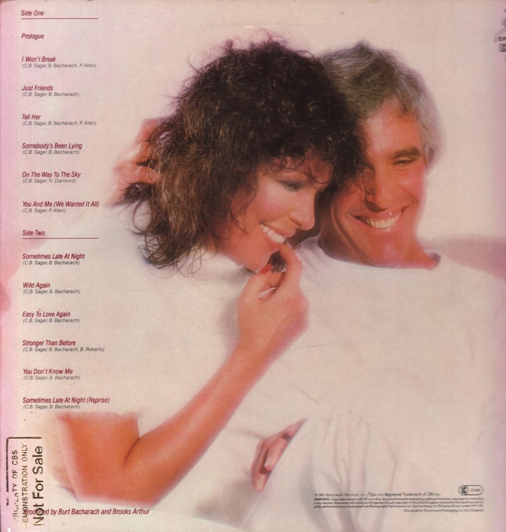 Carole Bayer Sager - Sometimes Late At Night - Lp