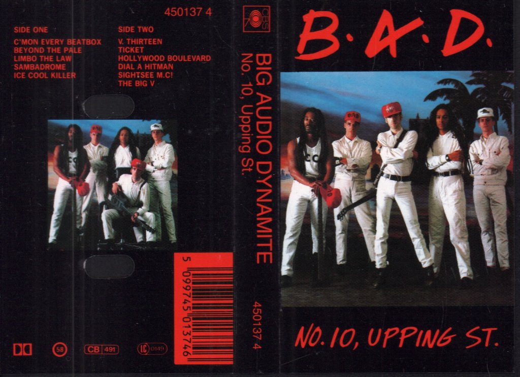 Big Audio Dynamite - No.10 Upping St. - Cassette