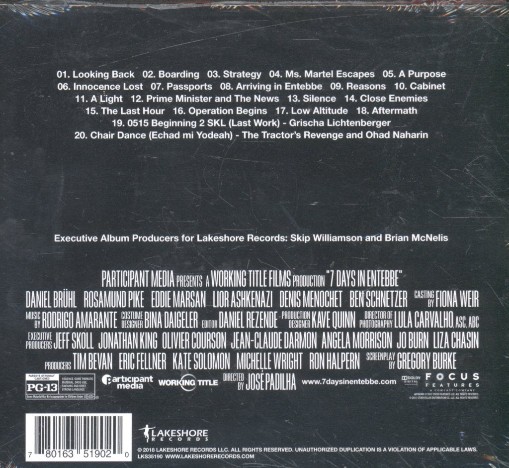Rodrigo Amarante - 7 Days In Entebbe (Original Motion Picture Soundtrack) - Cd