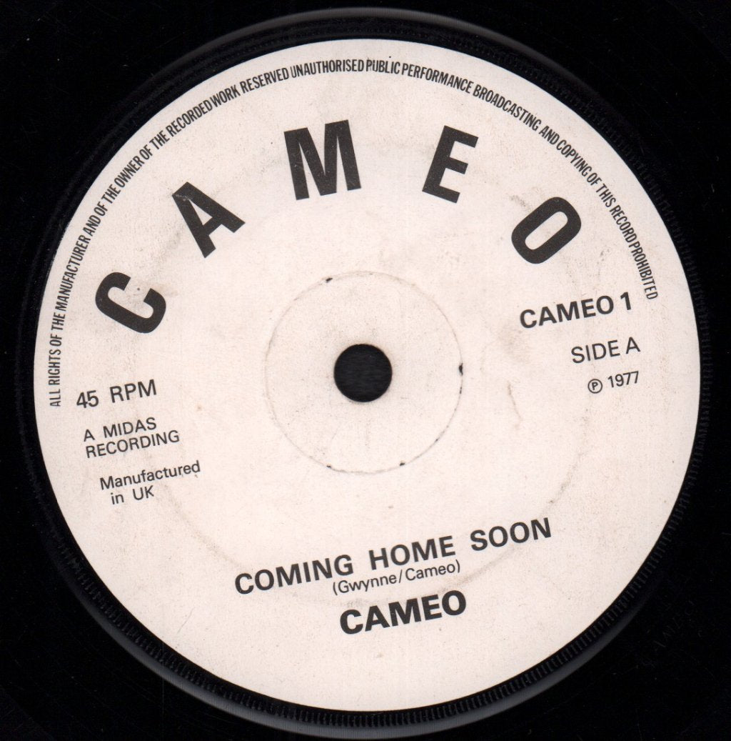 cameo (70's cabaret band) - coming home soon - 7 Inch