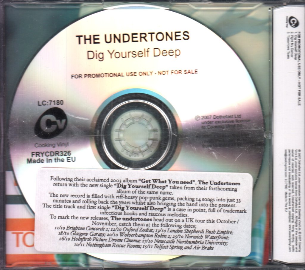 Undertones - Dig Yourself Deep - Cdr