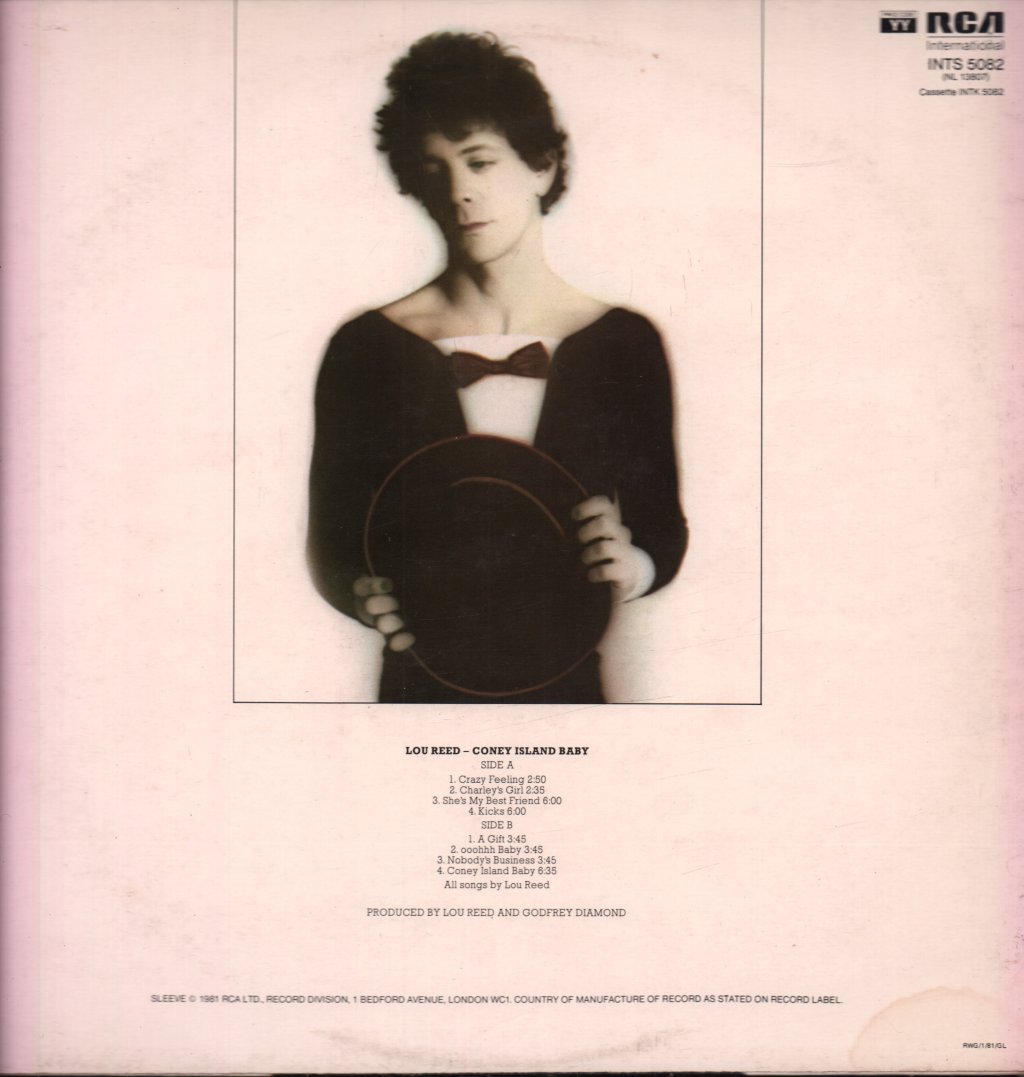 Lou Reed - Coney Island Baby - Lp