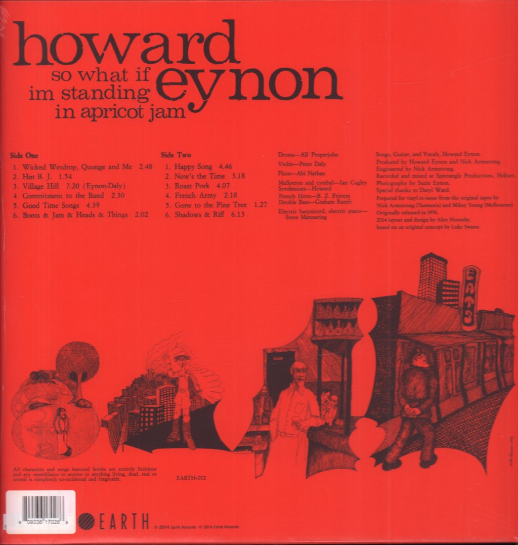 Howard Eynon - So What If I'm Standing In Apricot Jam - Lp