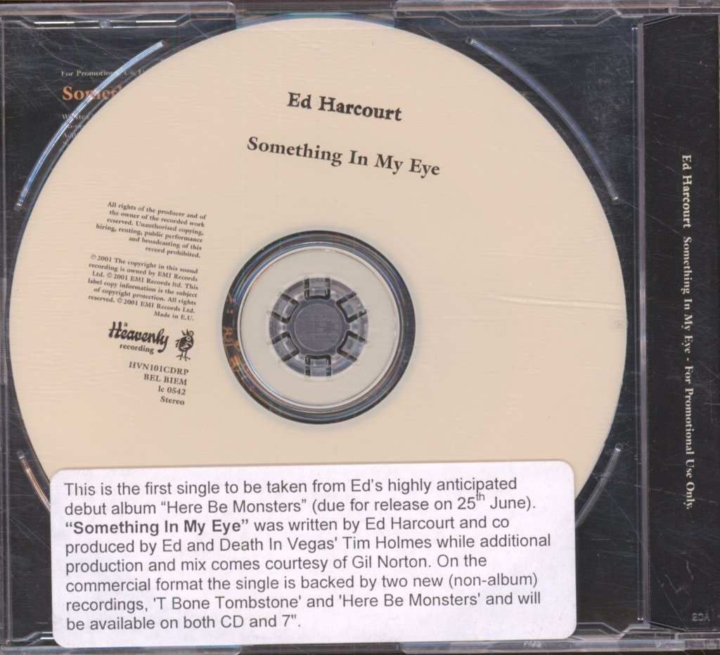 Ed Harcourt - Something In My Eye - Cd