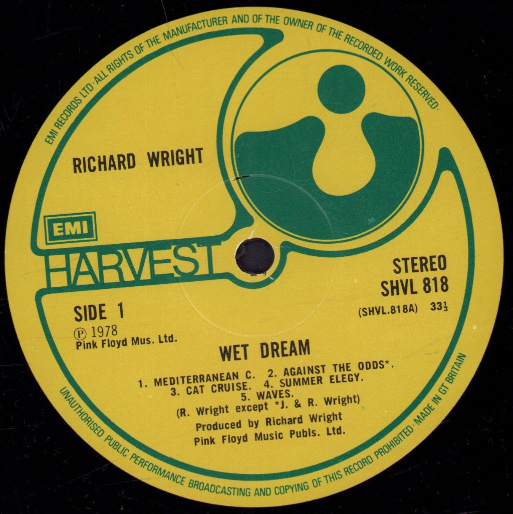Richard Wright - Wet Dream - Lp