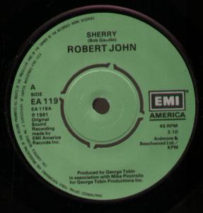 Robert John - Sherry - 7 Inch