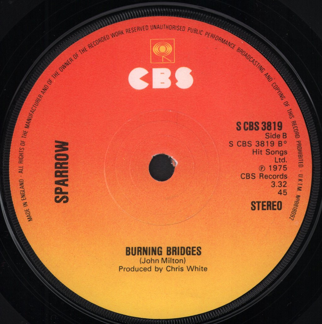 Sparrow (70'S Group) - Celebration - 7 Inch