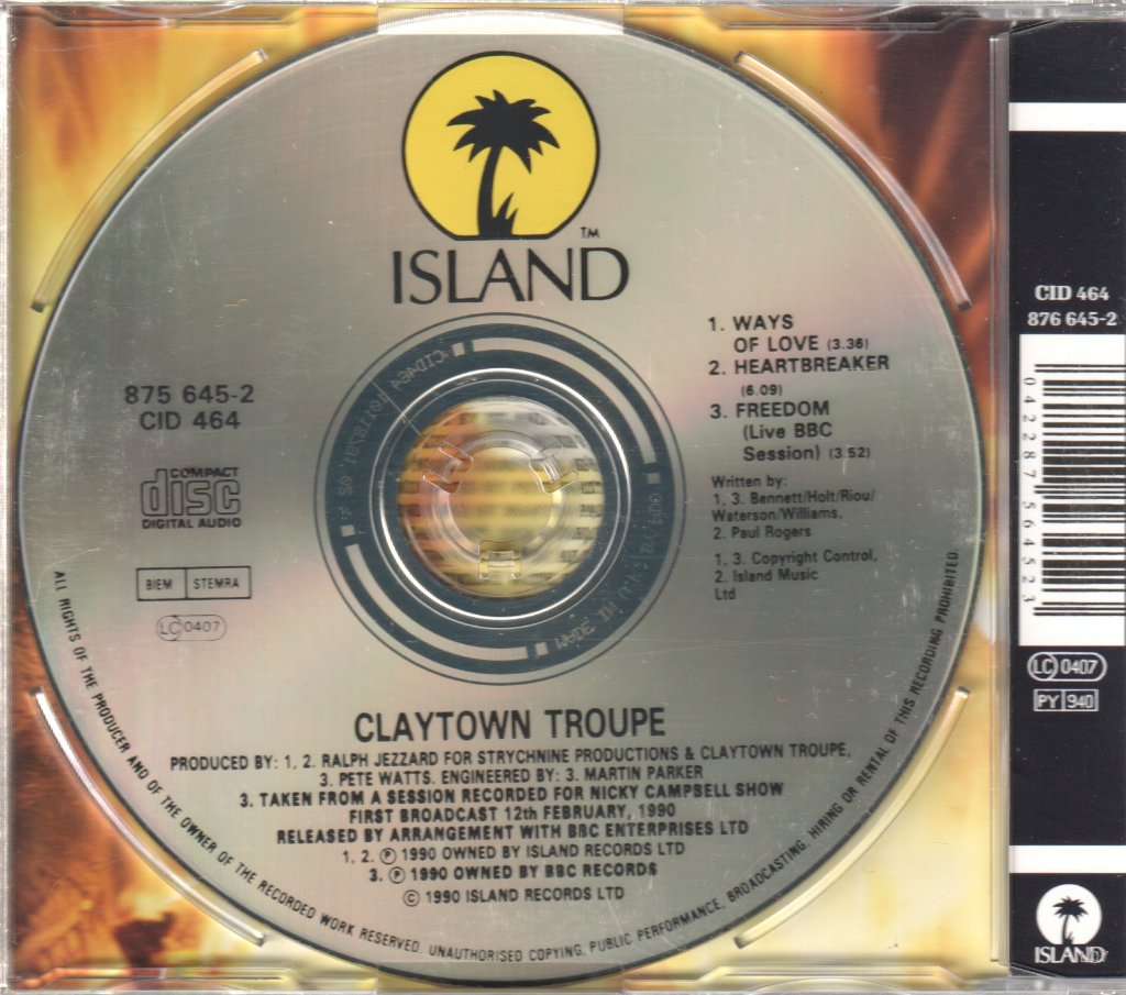 Claytown Troupe - Ways Of Love - Cd