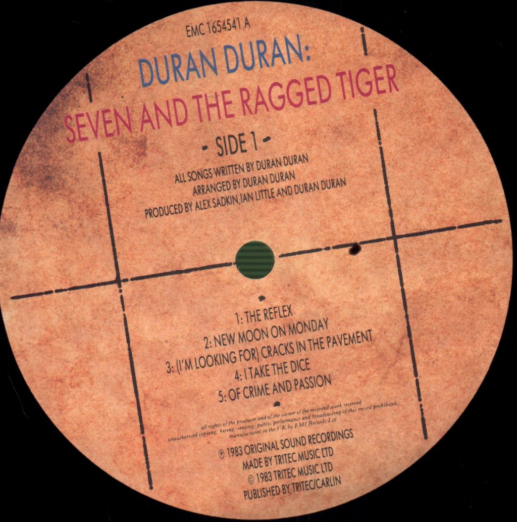 Duran Duran - Seven And The Ragged Tiger - Lp