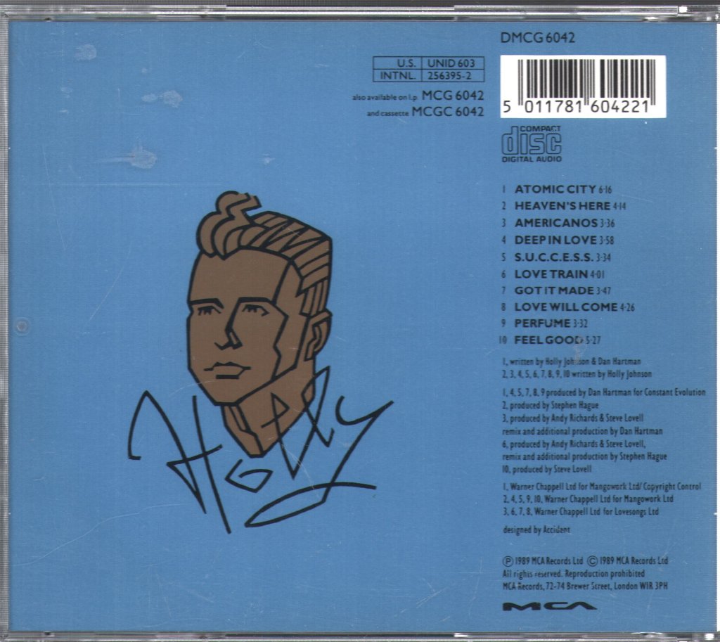 Holly Johnson - Blast - Cd