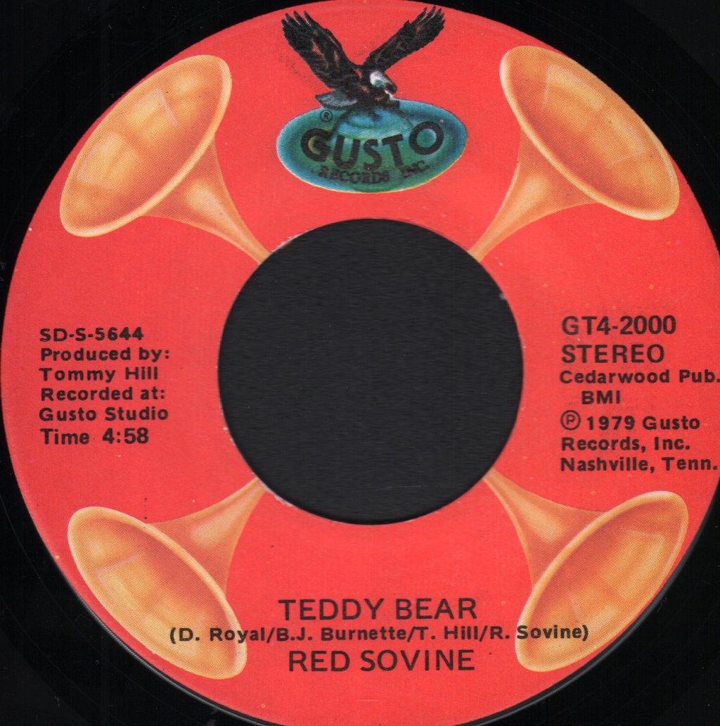 Red Sovine - Teddy Bear - 7 Inch
