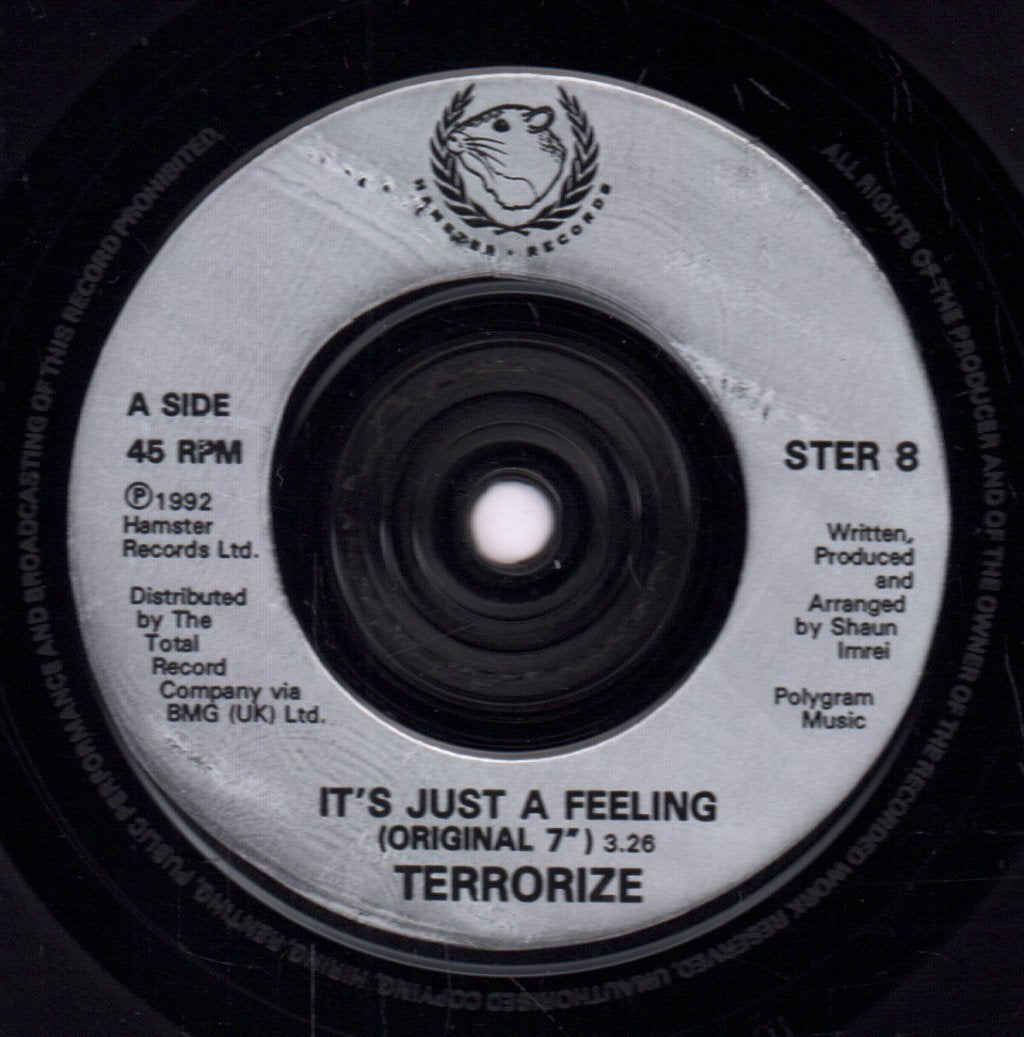 Terrorize - It's Just A Feeling (Remixed By The Progressive) - 7 Inch