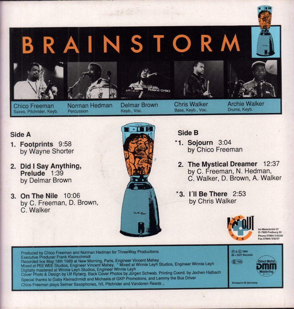 brainstorm featuring chico freeman - Mystical Dreamer - Lp