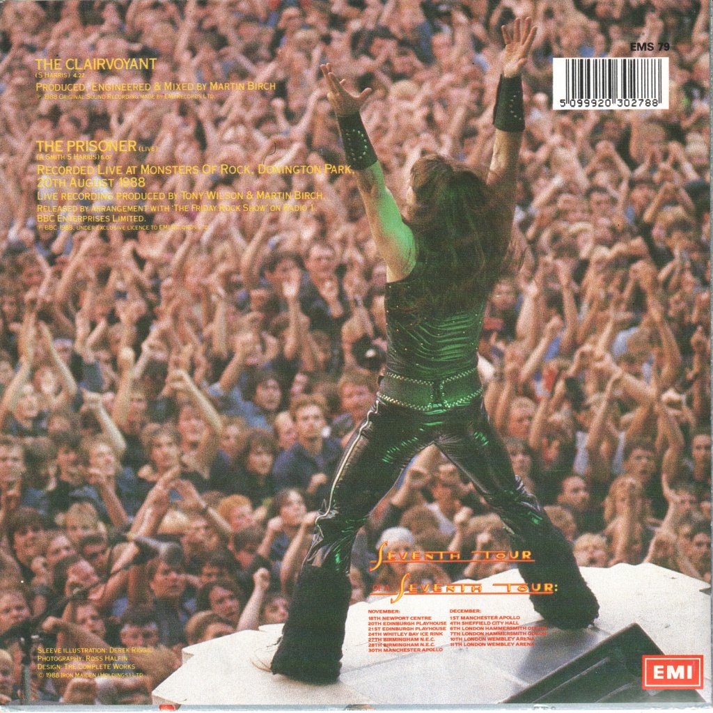 Iron Maiden - Clairvoyant - 7 Inch