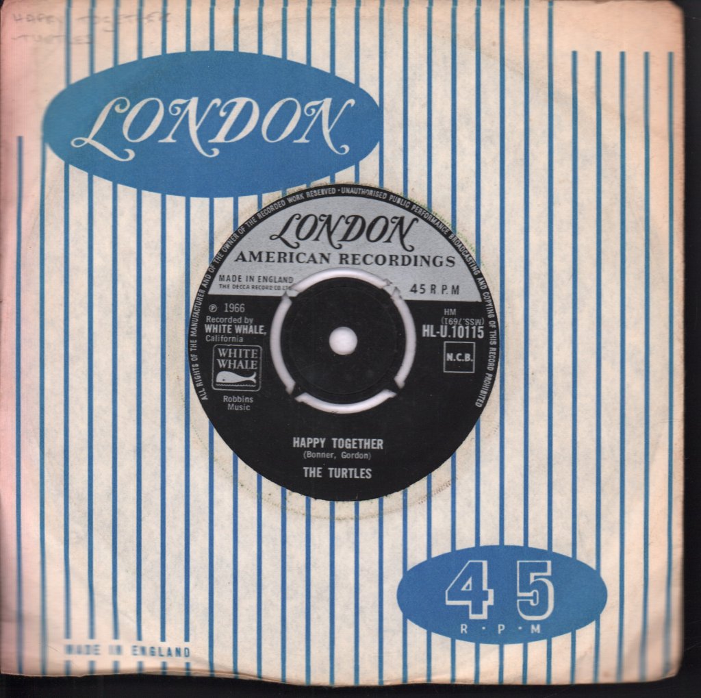 Turtles - Happy Together - 7 Inch