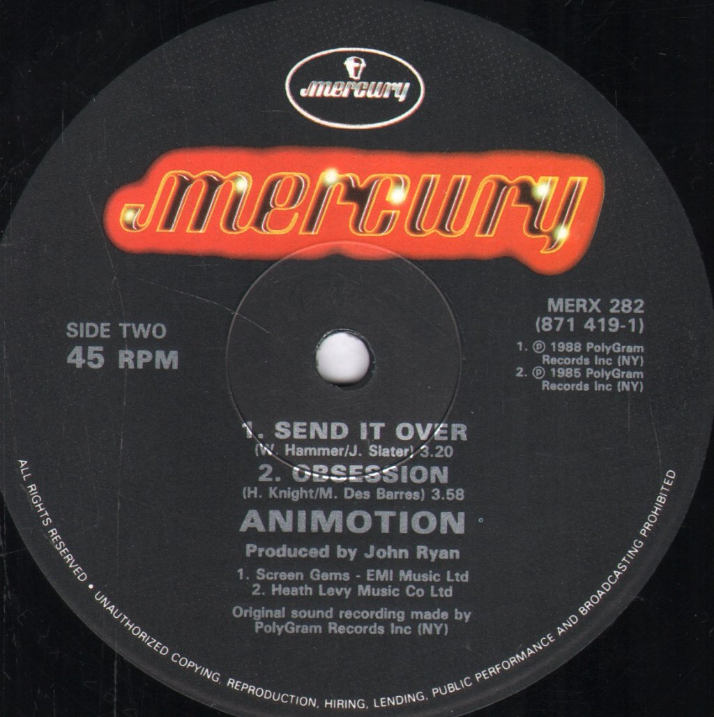 Animotion - Room To Move - 12 Inch