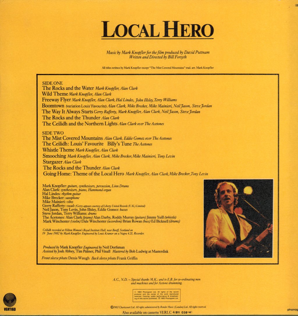 Mark Knopfler - Local Hero - Lp