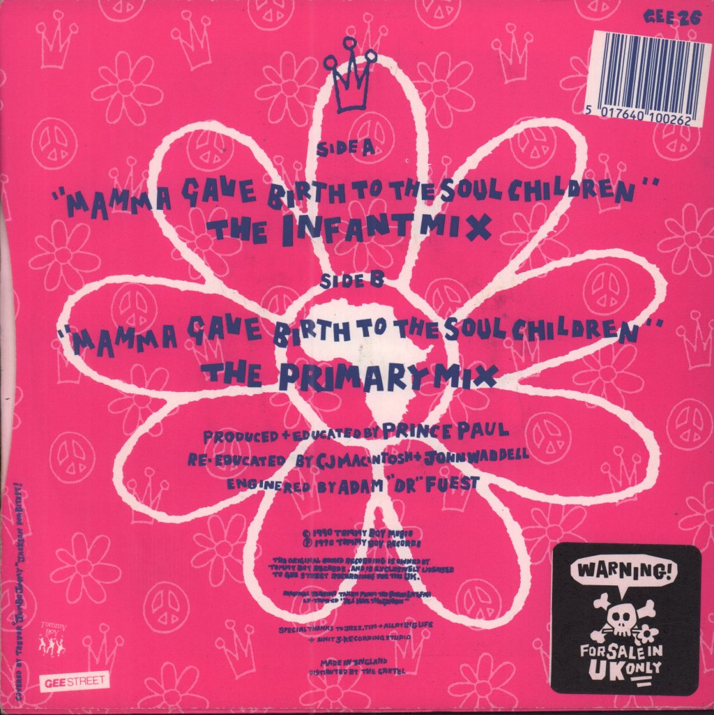 Queen Latifah And De La Soul - Mamma Gave Birth To The Soul Children - 7 Inch